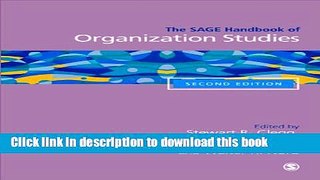 Books The Sage Handbook of Organization Studies Full Download KOMP