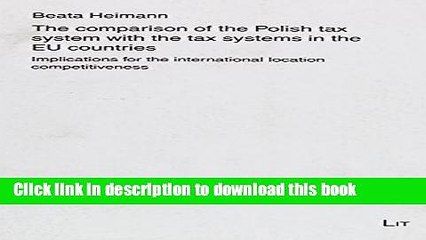 PDF  The comparison of the Polish tax system with the tax systems in the EU countries: