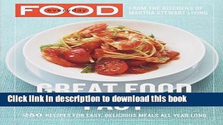 Ebook Everyday Food: Great Food Fast Free Online