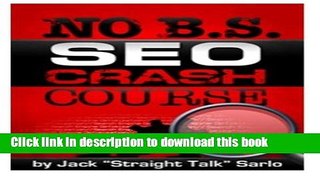 PDF  No B.S. SEO Crash Course  {Free Books|Online