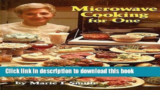 Books Microwave Cooking for One Full Online