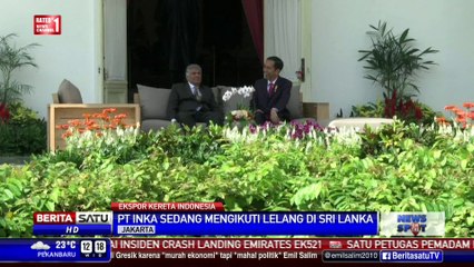 Presiden Tawarkan Kereta Api Buatan Indonesia ke Sri Lanka