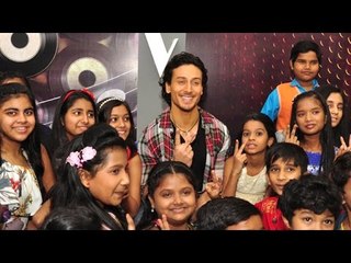 Tiger Shroff On The Sets Of Voice India Kids Promoting A Flying Jatt