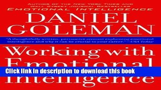 Ebook Working With Emotional Intelligence Free Download