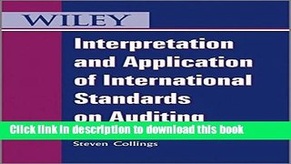 [Download] Interpretation and Application of International Standards on Auditing Free Books