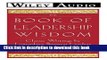 Books The Book of Leadership Wisdom: Classic Writing By Legendary Business Leaders. 3 CD s Full