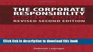Books The Corporate Responsibility Code Book Free Online KOMP