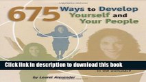Books 675 Ways to Develop Yourself and Your People Full Online