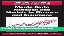 Books Monte Carlo Methods and Models in Finance and Insurance Full Online