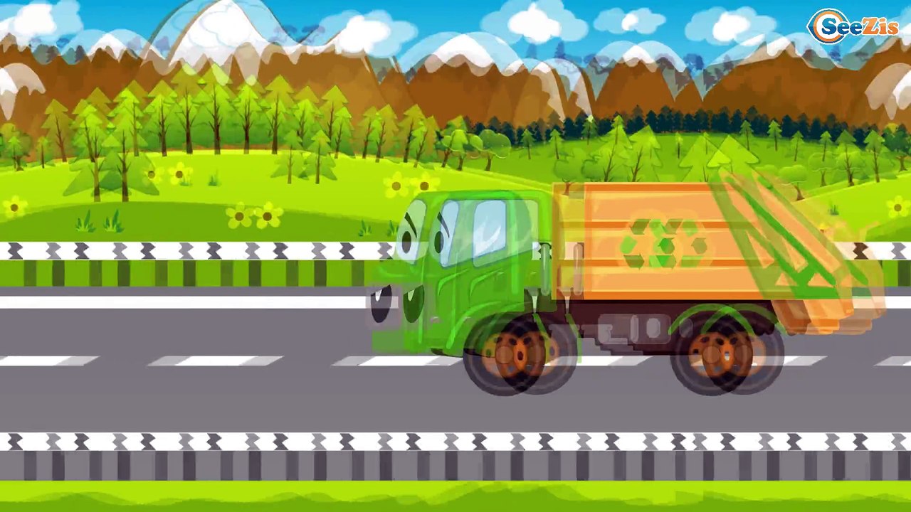 Maszyny budowlane | Koparka | Żuraw | Ciężarówka i Radiowóz dla dzieci - Bajki dla dzieci po polsku