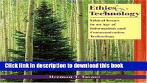 Ebook Ethics and Technology: Ethical Issues in an Age of Information and Communication Technology