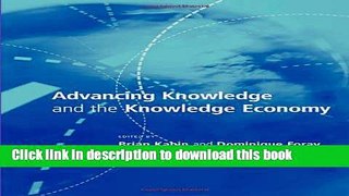 Ebook Advancing Knowledge and The Knowledge Economy (MIT Press) Full Online