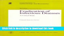 Read Eradication of Infectious Diseases: A Critical Study (Contributions to Epidemiology and