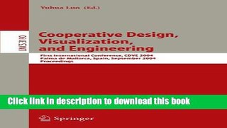 Books Cooperative Design, Visualization, and Engineering: First International Conference, CDVE