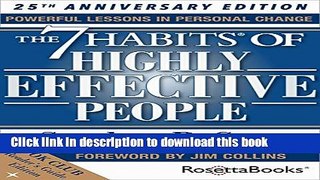 Books The 7 Habits of Highly Effective People: Powerful Lessons in Personal Change (The Reader s
