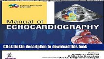 Books Manual of Echocardiography Free Download