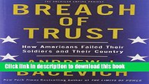 Books Breach of Trust: How Americans Failed Their Soldiers and Their Country Free Online