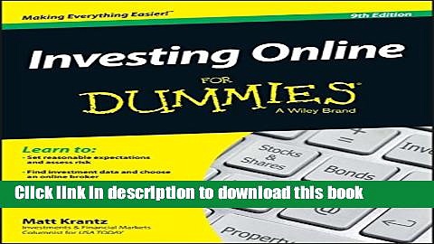 Books Investing Online For Dummies Full Online