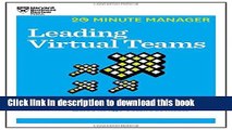 Books Leading Virtual Teams (HBR 20-Minute Manager Series) Free Online