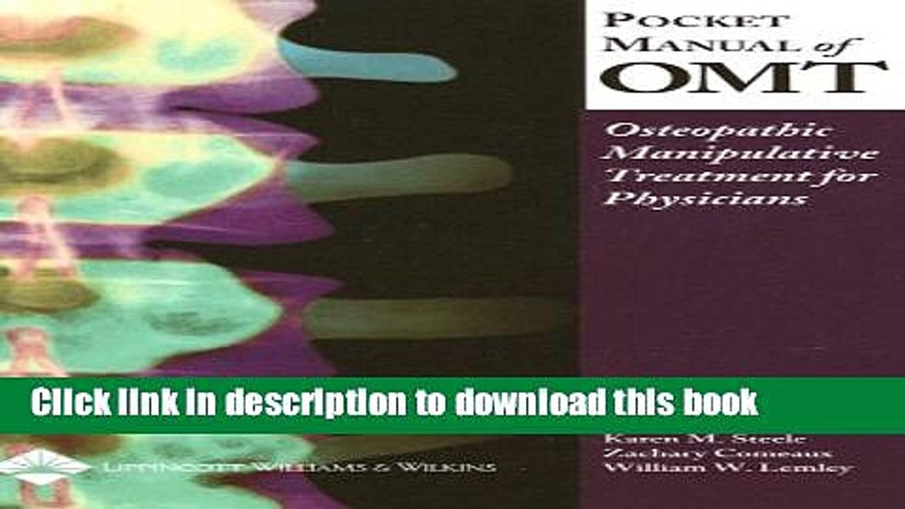 Read The Pocket Manual of OMT: Osteopathic Manipulative Treatment for Physicians (Step-up Series)