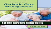 Download  Handbook Of Geriatric Care Management  Free Books KOMP B