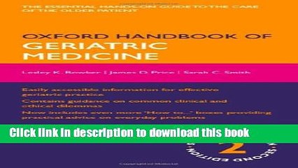 Download  Oxford Handbook of Geriatric Medicine (Oxford Medical Handbooks)  Online KOMP B