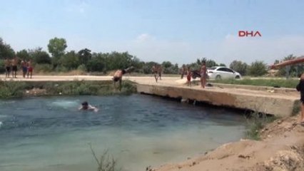 Antalya Kanalda Tehlikeli Serinlik