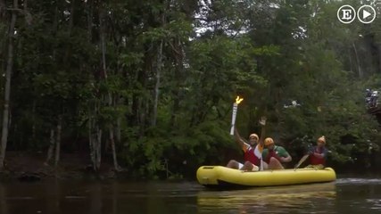 El recorrido de la antorcha olímpica