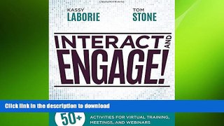 FAVORIT BOOK Interact and Engage!: 50+ Activities for Virtual Training, Meetings, and Webinars