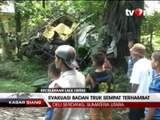 Truk Tangki Masuk Jurang 30 Meter, Evakuasi Terhambat