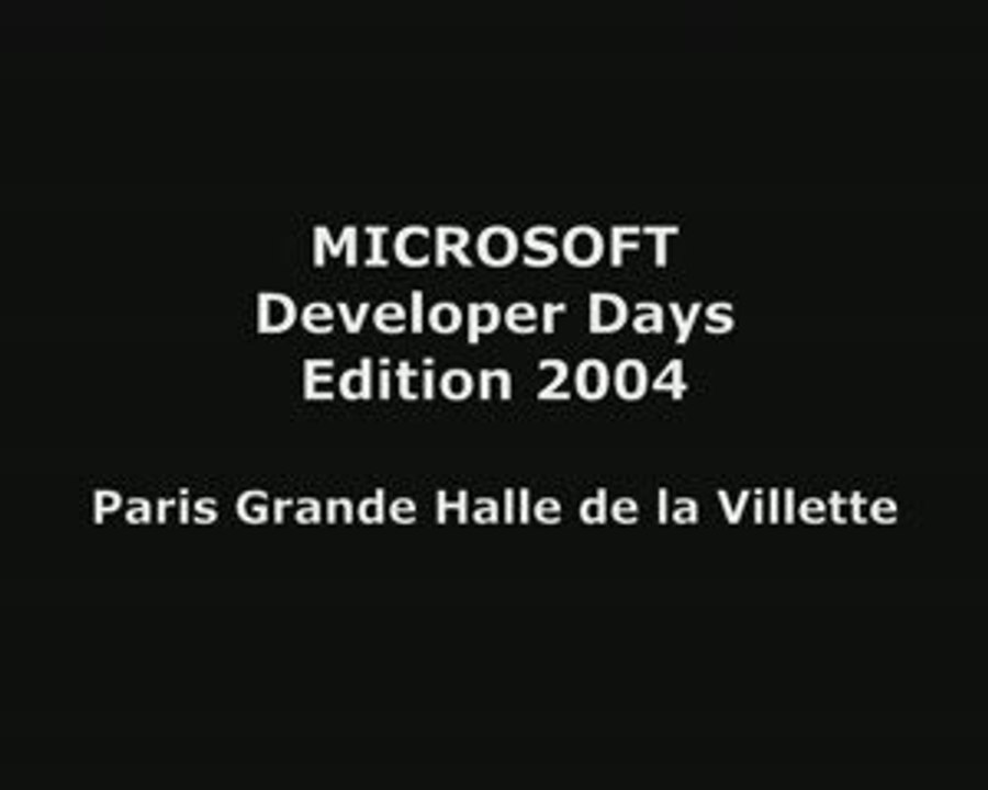 SUPINFO - DevDays 2004