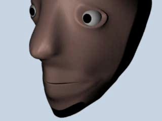 Essai d'animation faciale avec blender