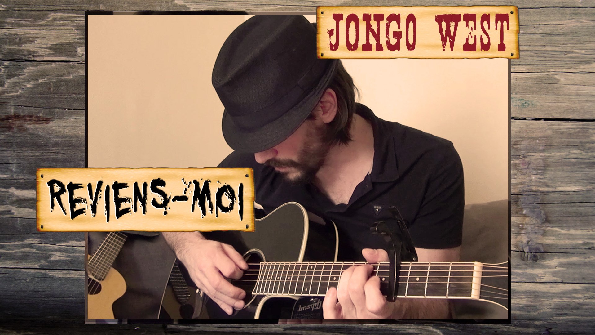 ⁣Reviens-moi - JONGO WEST [Acoustic Guitar Version] (Original french Pop/Rock song)