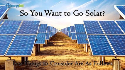 Thinking of Going Solar? Watch This Video Now