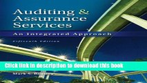 PDF  Auditing and Assurance Services with ACL Software CD (15th Edition)  Online