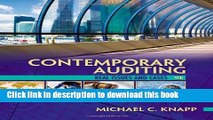 PDF  Contemporary Auditing  Free Books