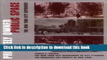 Download Books Privately Owned Public Space: The New York City Experience PDF Free