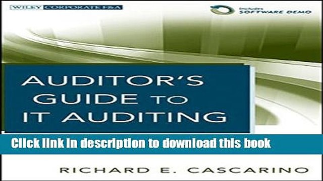 PDF Auditor s Guide to IT Auditing, + Software Demo Online