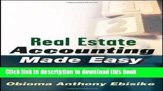 Ebook Real Estate Accounting Made Easy Free Online