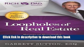 Ebook Loopholes of Real Estate Free Online