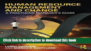 Books Human Resource Management and Change: A Practising Manager s Guide Free Online