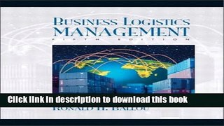 Ebook Business Logistics Management (5th Edition) Full Download