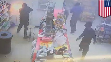 Three armed suspects try really hard to rob supermarket in Houston but fail