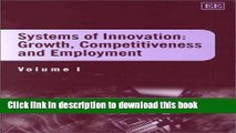 Books Systems of Innovation: Growth, Competitiveness and Employment Free Online