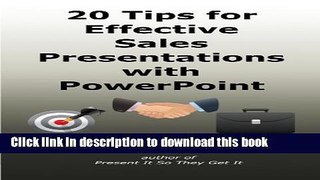 Ebook 20 Tips for Effective Sales Presentations with PowerPoint Full Download