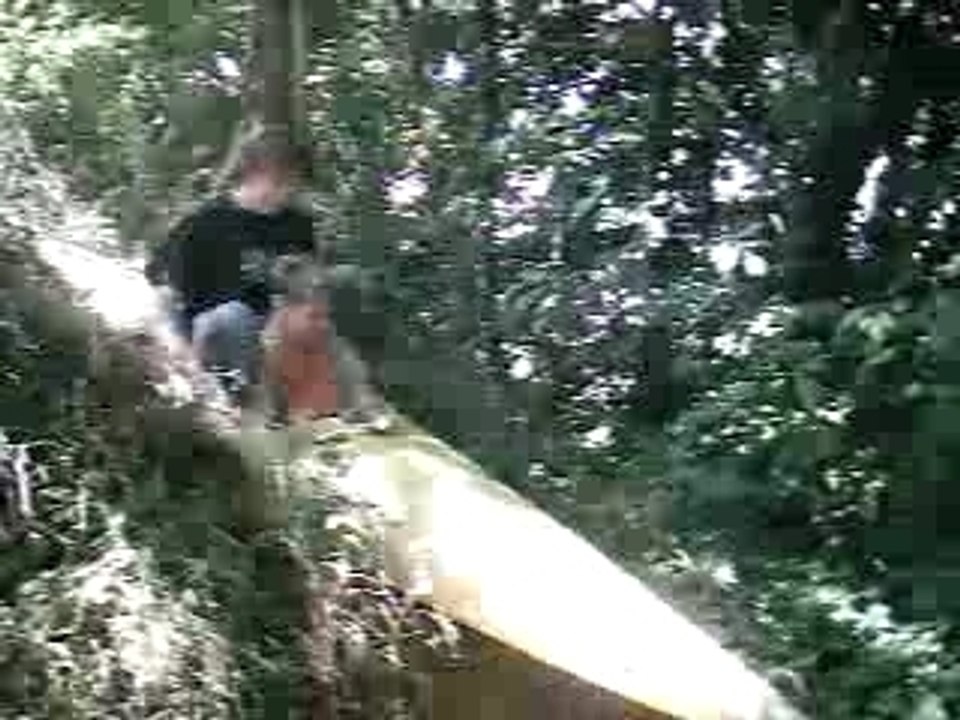 descente en kayak (flo et small rémy)