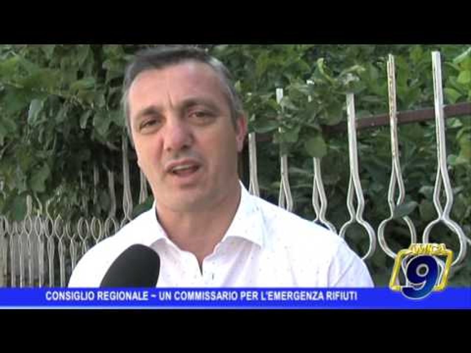 Consiglio Regionale, un commissario per l'emergenza rifiuti