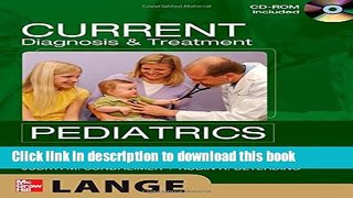 Ebook CURRENT Diagnosis and Treatment Pediatrics, Twentieth Edition (LANGE CURRENT Series) Free