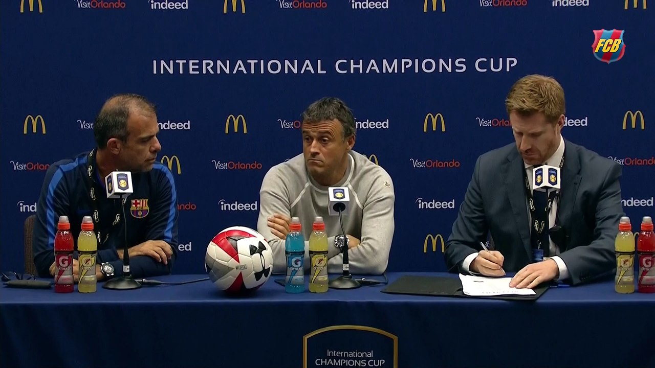 Luis Enrique: “We are picking up fitness ahead of competition”