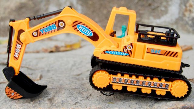 Мультики про машинки Экскаватор, Грузовик, Кран, Монстр Трак и Гоночные Машинки - Мультфильмы